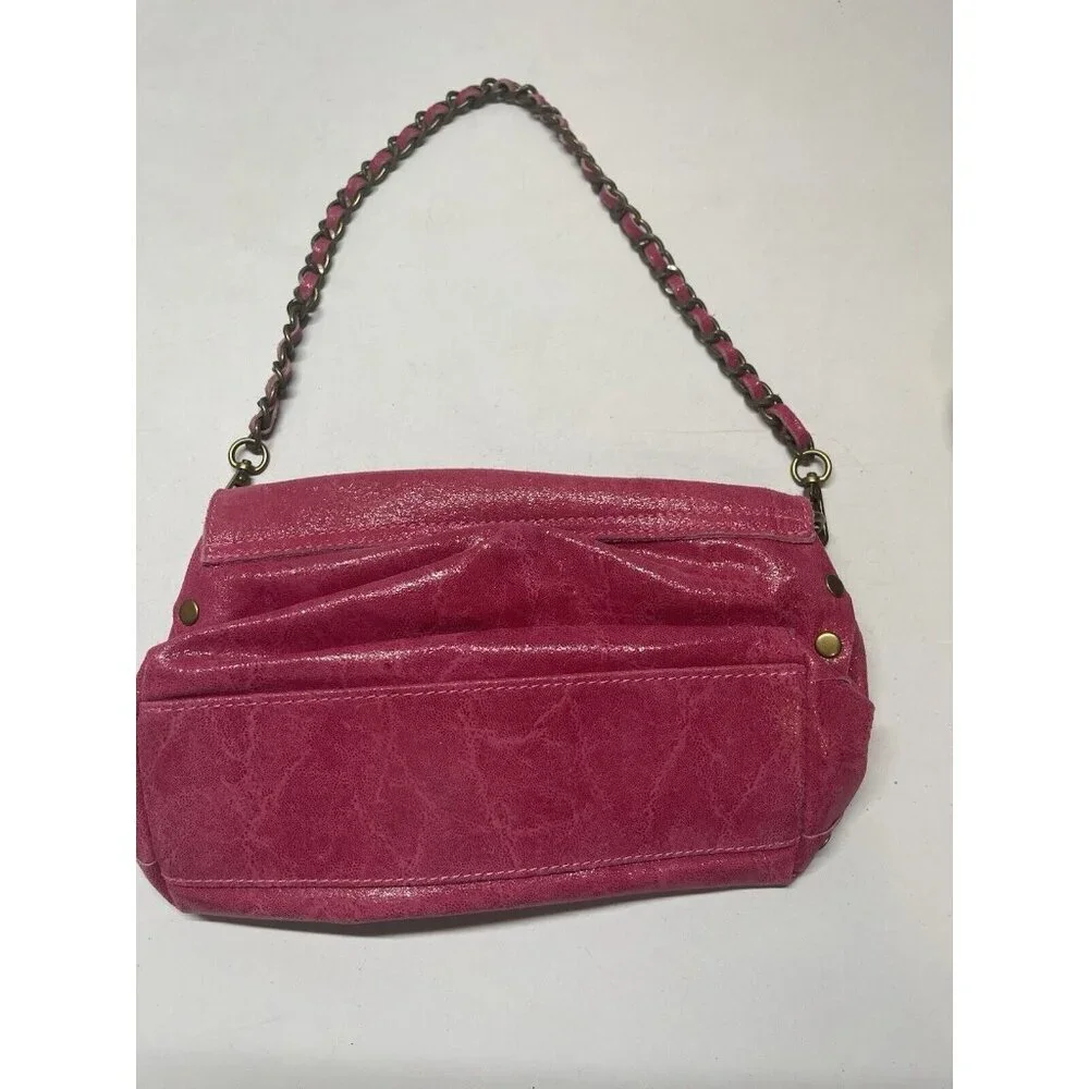 Zagara Italian Leather Pink Purse